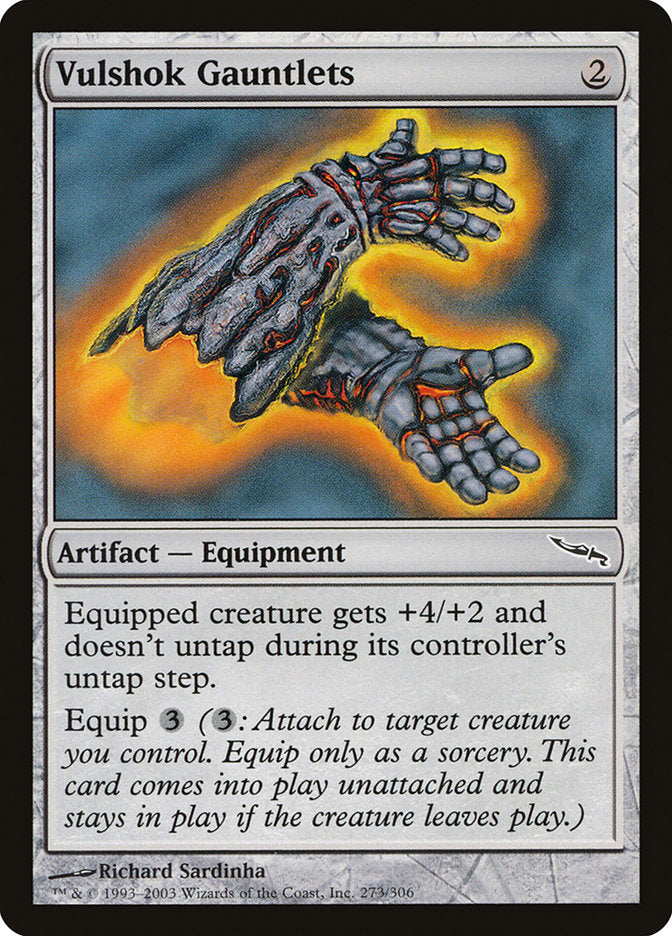 Vulshok Gauntlets [Mirrodin] | Good Games Modbury