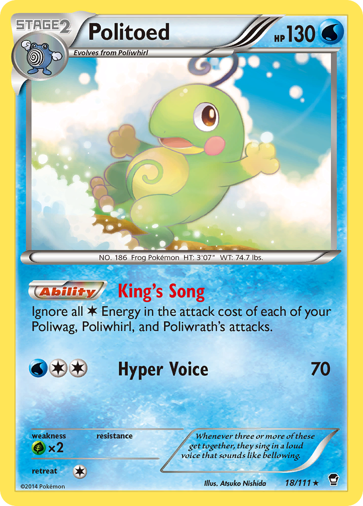 Politoed (18/111) [XY: Furious Fists] | Good Games Modbury