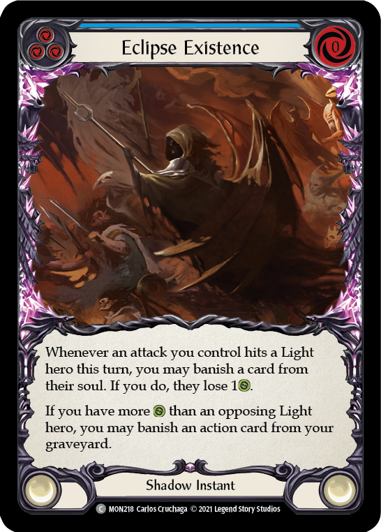 Eclipse Existence [MON218] (Monarch)  1st Edition Normal | Good Games Modbury