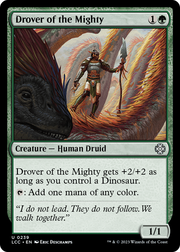 Drover of the Mighty [The Lost Caverns of Ixalan Commander] | Good Games Modbury