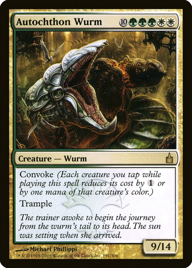 Autochthon Wurm [Ravnica: City of Guilds] | Good Games Modbury