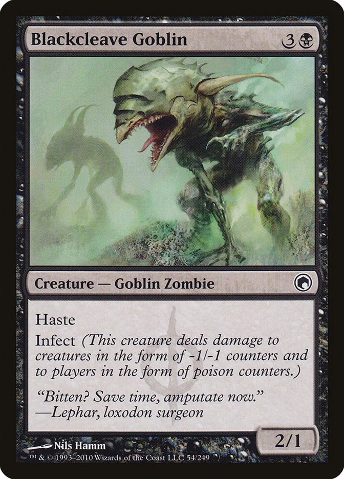 Blackcleave Goblin [Scars of Mirrodin] | Good Games Modbury