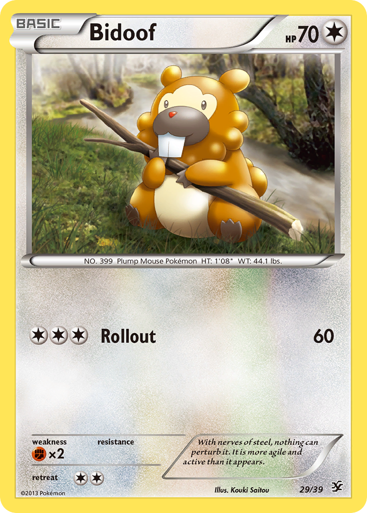 Bidoof (29/39) [XY: Kalos Starter Set] | Good Games Modbury