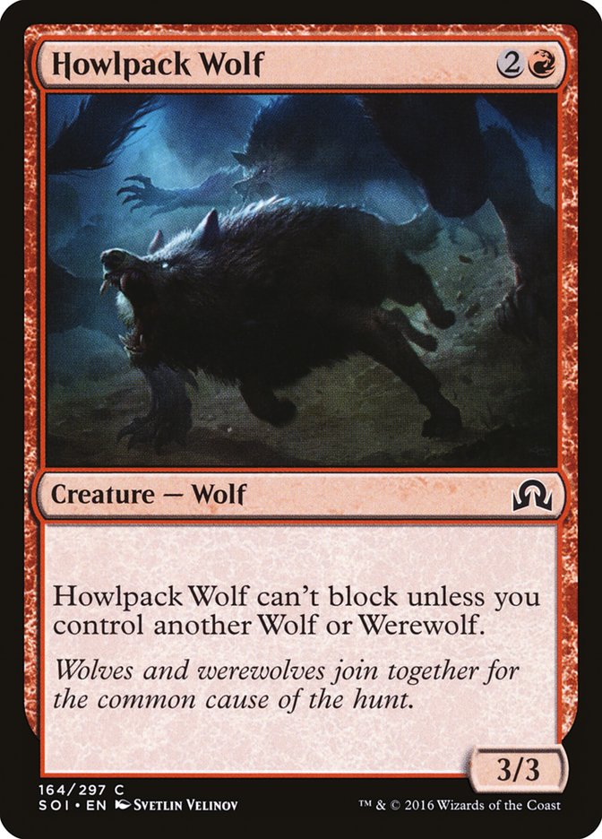 Howlpack Wolf [Shadows over Innistrad] | Good Games Modbury
