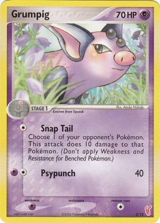 Grumpig (3/12) [EX: Trainer Kit 2 - Plusle] | Good Games Modbury