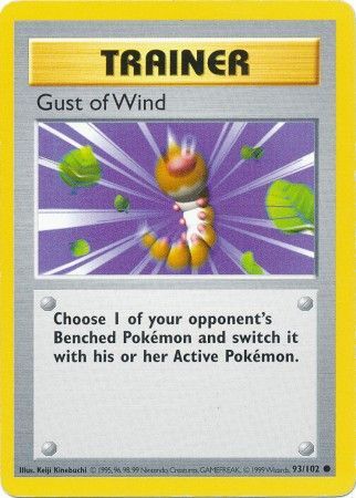 Gust of Wind (93/102) [Base Set Shadowless Unlimited] | Good Games Modbury