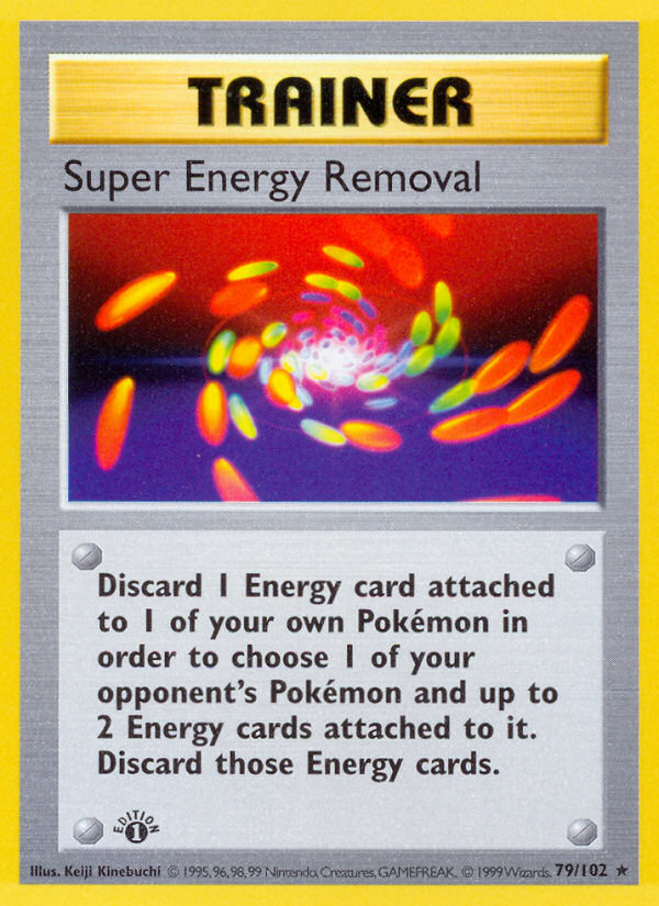 Super Energy Removal (79/102) (Shadowless) [Base Set 1st Edition] | Good Games Modbury