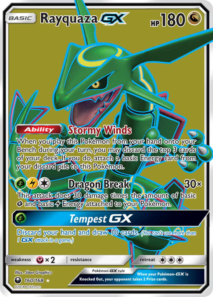 Rayquaza GX (160/168) [Sun & Moon: Celestial Storm] | Good Games Modbury