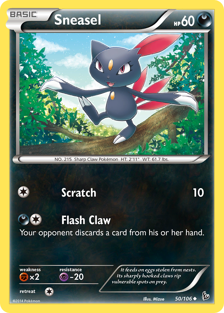 Sneasel (50/106) [XY: Flashfire] | Good Games Modbury