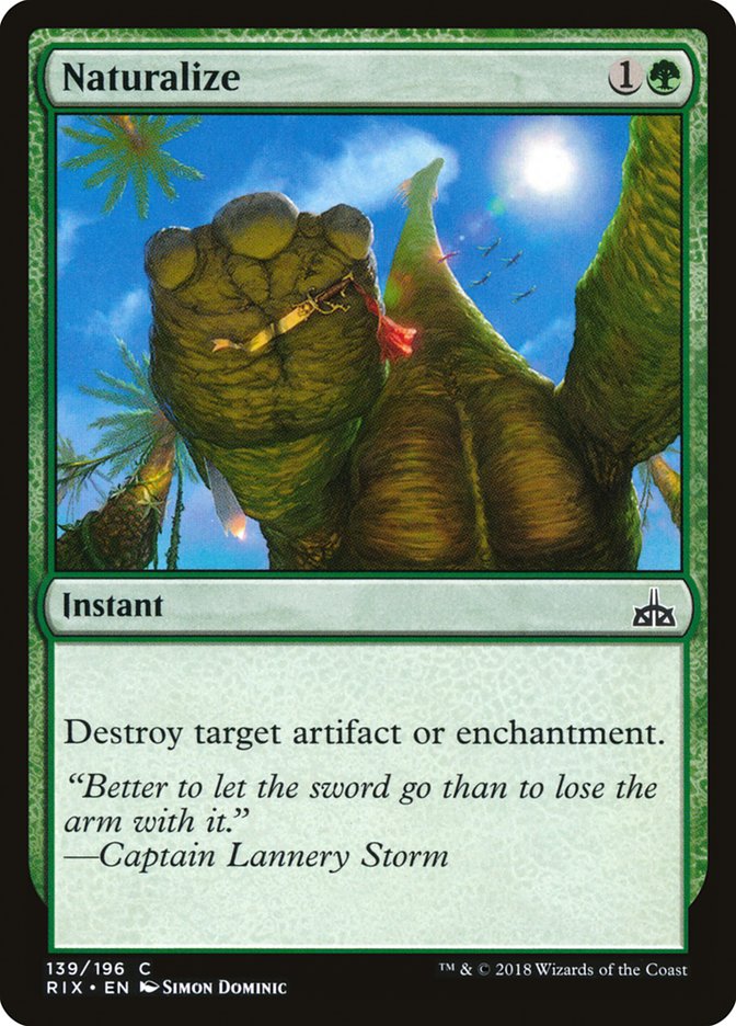 Naturalize [Rivals of Ixalan] | Good Games Modbury