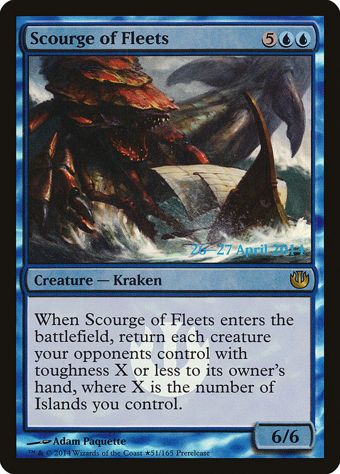 Scourge of Fleets [Journey into Nyx Prerelease Promos] | Good Games Modbury