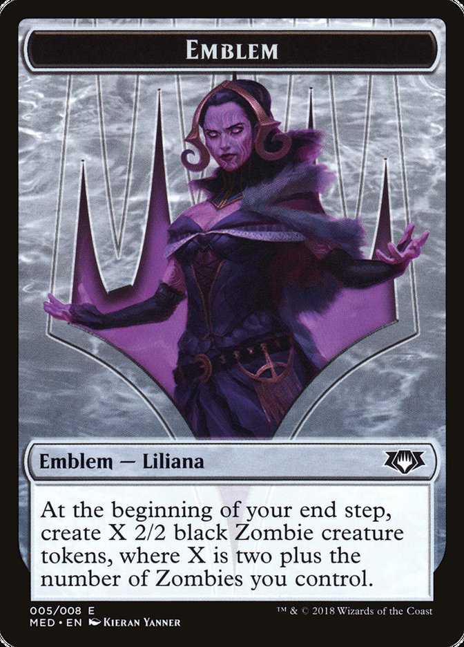 Liliana, the Last Hope Emblem [Mythic Edition Tokens] | Good Games Modbury