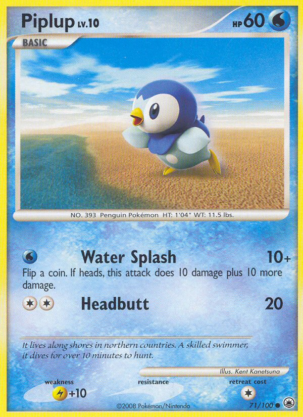 Piplup (71/100) [Diamond & Pearl: Majestic Dawn] | Good Games Modbury