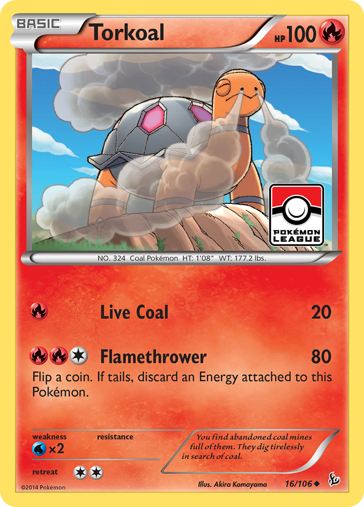 Torkoal (16/106) [XY: Flashfire] | Good Games Modbury