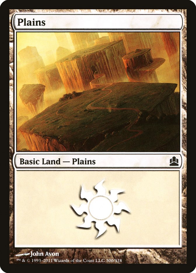 Plains (300) [Commander 2011] | Good Games Modbury