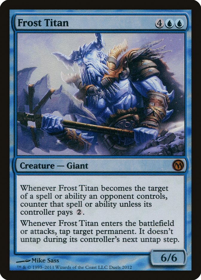 Frost Titan (Duels of the Planeswalkers Promos) [Duels of the Planeswalkers Promos 2011] | Good Games Modbury