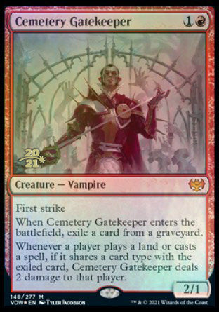 Cemetery Gatekeeper [Innistrad: Crimson Vow Prerelease Promos] | Good Games Modbury