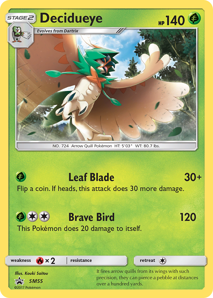 Decidueye (SM55) [Sun & Moon: Black Star Promos] | Good Games Modbury