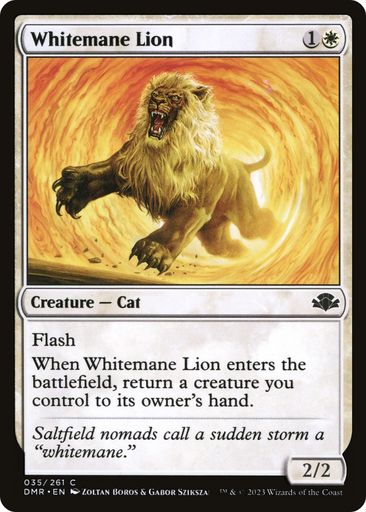 Whitemane Lion [Dominaria Remastered] | Good Games Modbury