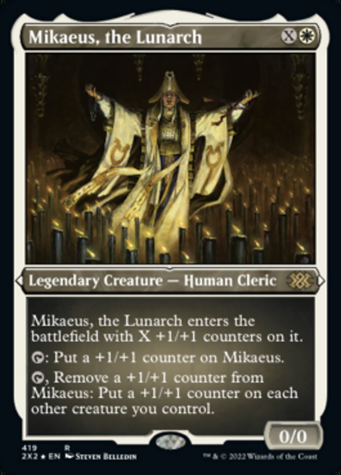 Mikaeus, the Lunarch (Foil Etched) [Double Masters 2022] | Good Games Modbury