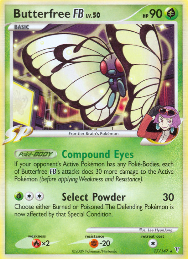 Butterfree FB (17/147) [Platinum: Supreme Victors] | Good Games Modbury