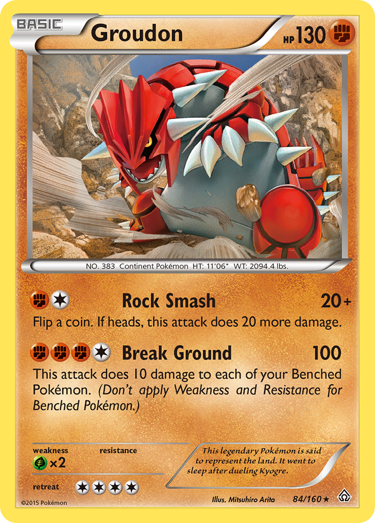 Groudon (84/160) [XY: Primal Clash] | Good Games Modbury