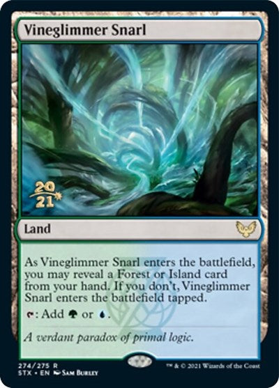 Vineglimmer Snarl [Strixhaven: School of Mages Prerelease Promos] | Good Games Modbury