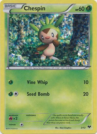 Chespin (2/12) [McDonald's Promos: 2014 Collection] | Good Games Modbury