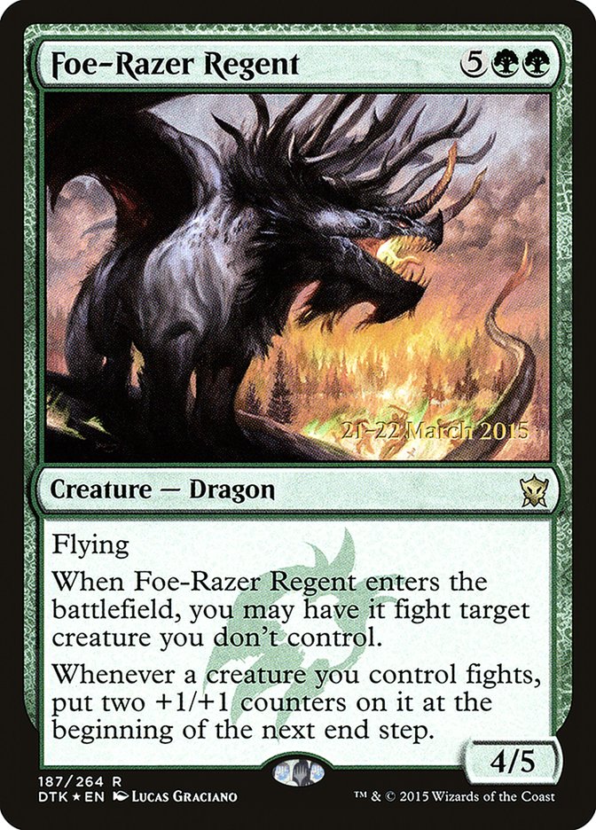 Foe-Razer Regent [Dragons of Tarkir Prerelease Promos] | Good Games Modbury
