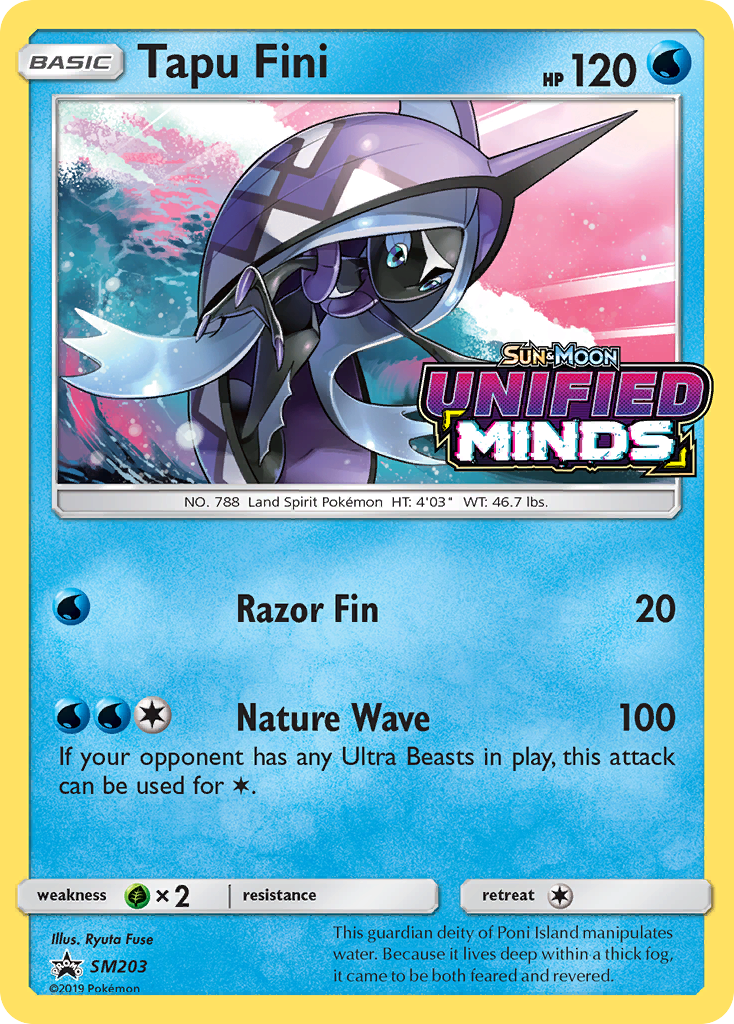 Tapu Fini (SM203) [Sun & Moon: Black Star Promos] | Good Games Modbury