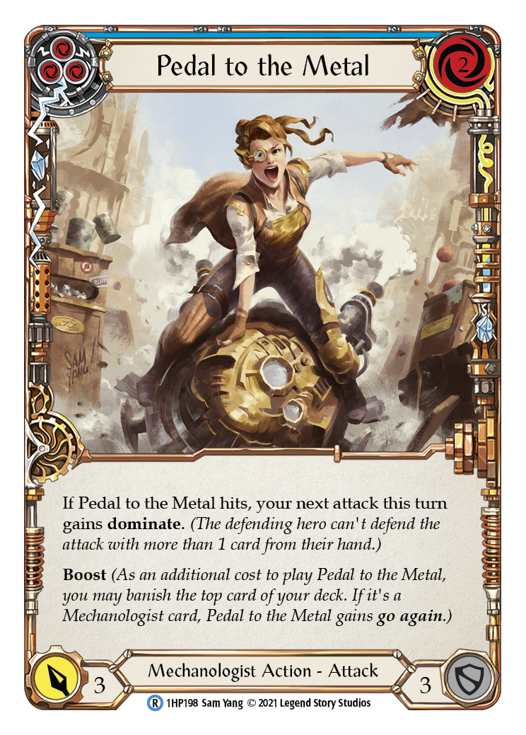 Pedal to the Metal (Blue) [1HP198] (History Pack 1) | Good Games Modbury