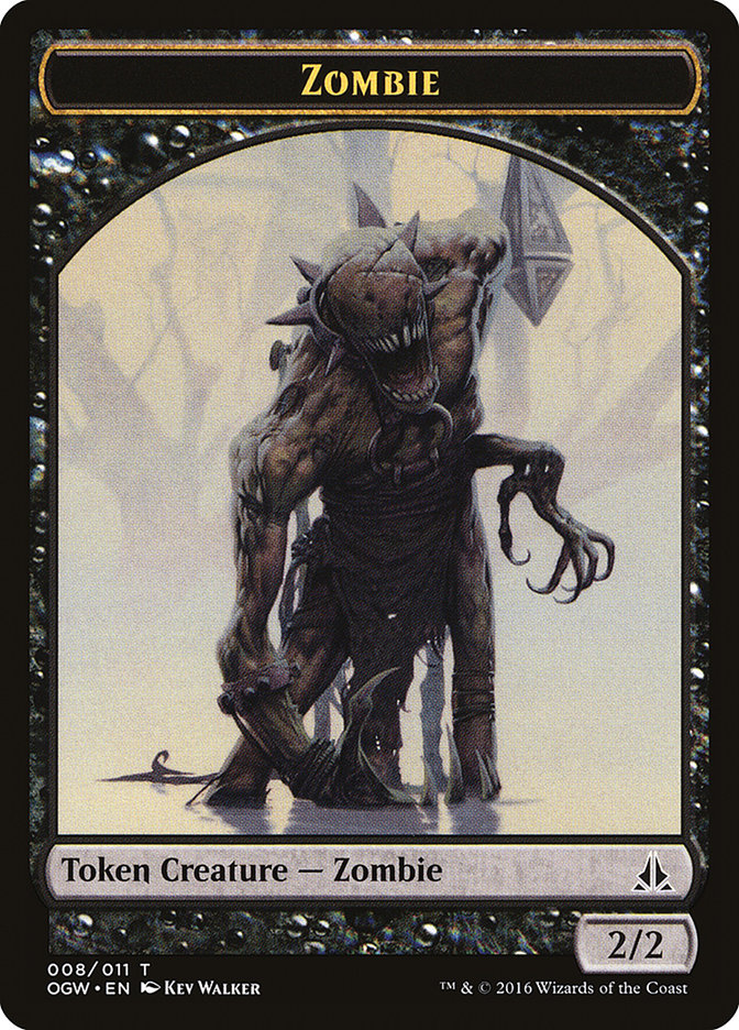 Zombie Token [Oath of the Gatewatch Tokens] | Good Games Modbury
