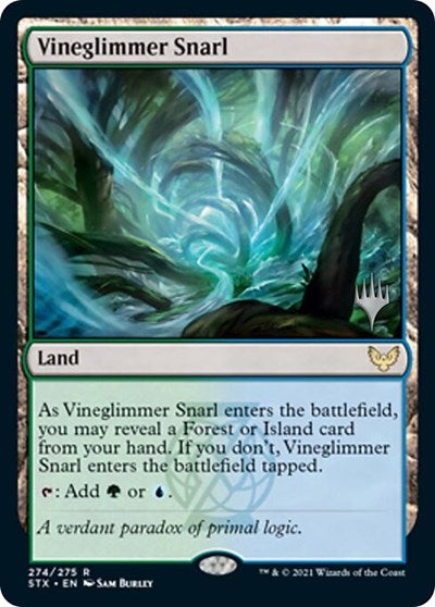 Vineglimmer Snarl (Promo Pack) [Strixhaven: School of Mages Promos] | Good Games Modbury