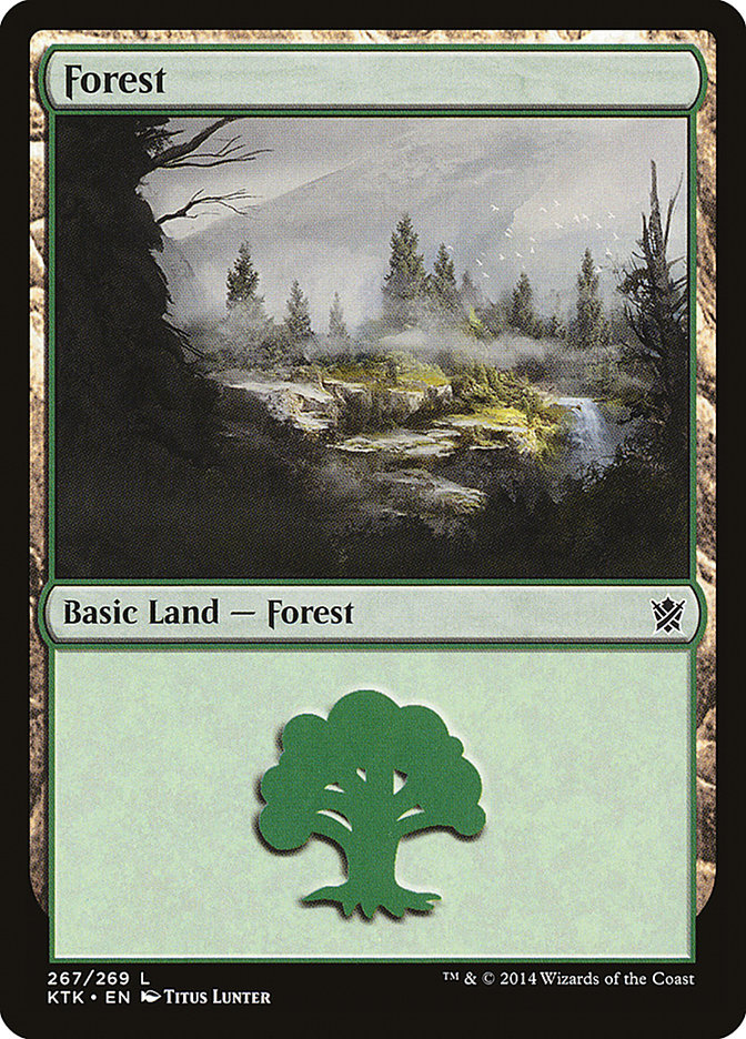 Forest (267) [Khans of Tarkir] | Good Games Modbury
