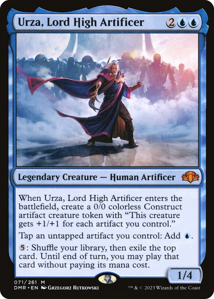 Urza, Lord High Artificer [Dominaria Remastered] | Good Games Modbury