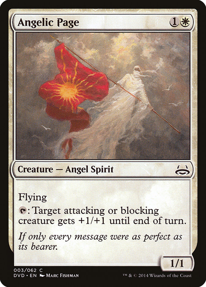 Angelic Page (Divine vs. Demonic) [Duel Decks Anthology] | Good Games Modbury