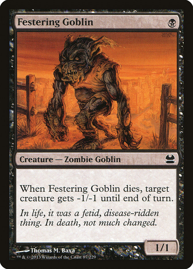 Festering Goblin [Modern Masters] | Good Games Modbury