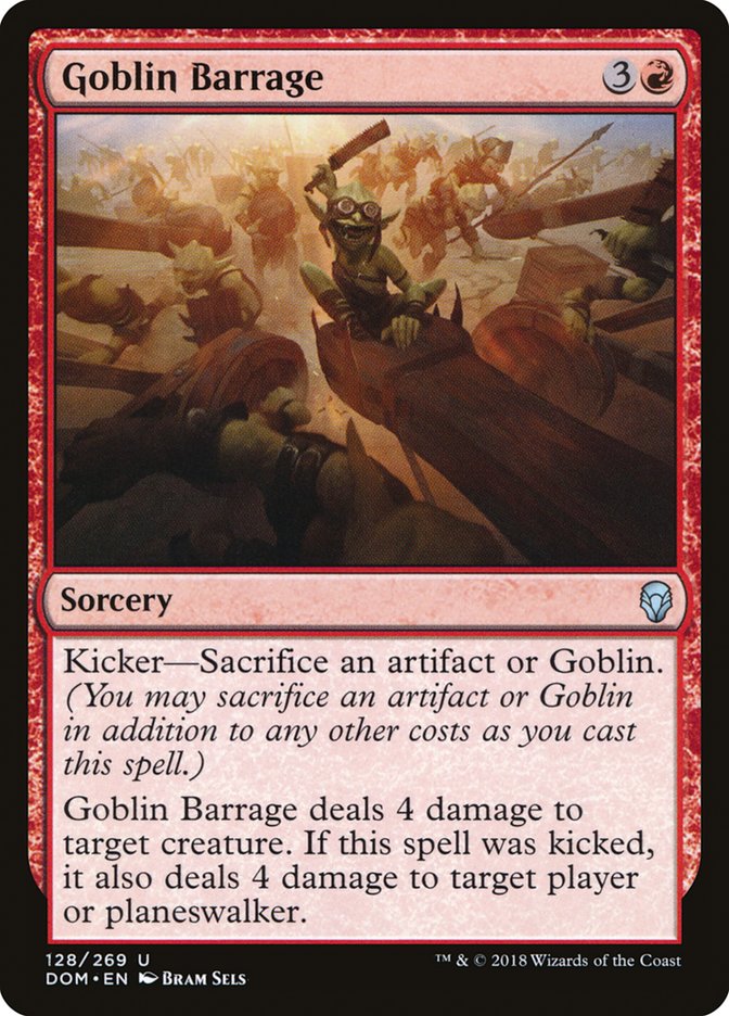 Goblin Barrage [Dominaria] | Good Games Modbury