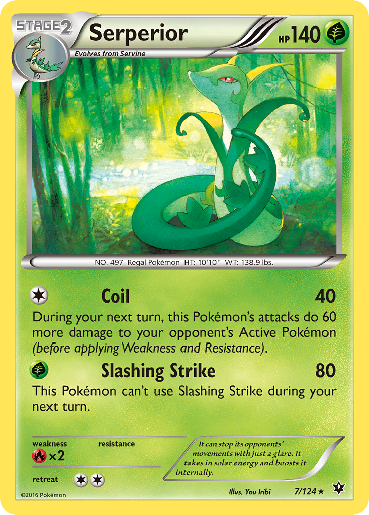 Serperior (7/124) [XY: Fates Collide] | Good Games Modbury