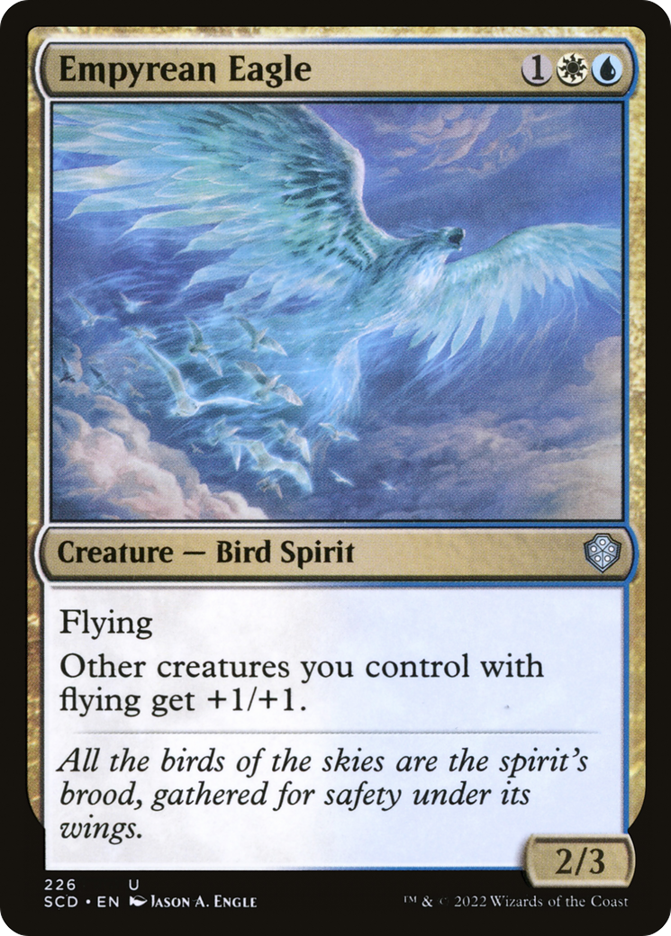 Empyrean Eagle [Starter Commander Decks] | Good Games Modbury