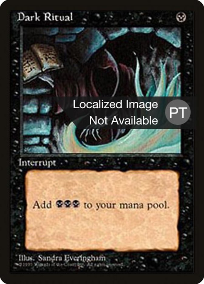 Dark Ritual [Fourth Edition (Foreign Black Border)] | Good Games Modbury