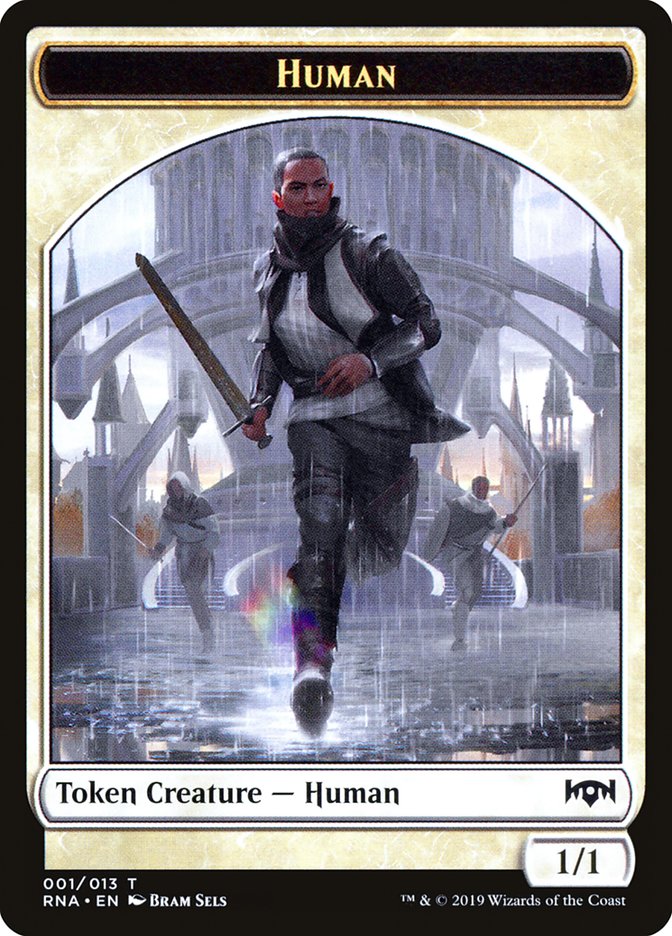 Human Token [Ravnica Allegiance Tokens] | Good Games Modbury