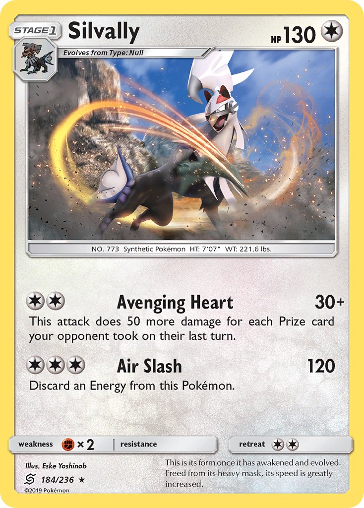 Silvally (184/236) (Theme Deck Exclusive) [Sun & Moon: Unified Minds] | Good Games Modbury