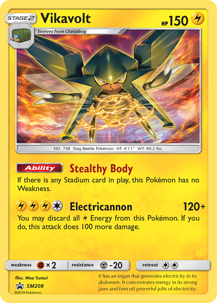 Vikavolt (SM208) [Sun & Moon: Black Star Promos] | Good Games Modbury