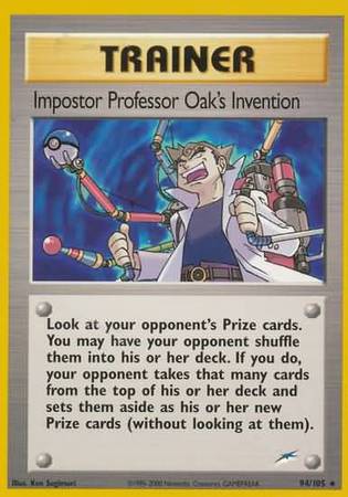 Impostor Professor Oak's Invention (94/105) [Neo Destiny Unlimited] | Good Games Modbury