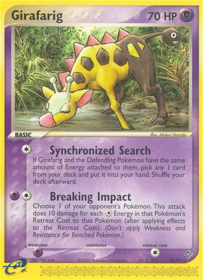 Girafarig (16/97) [EX: Dragon] | Good Games Modbury