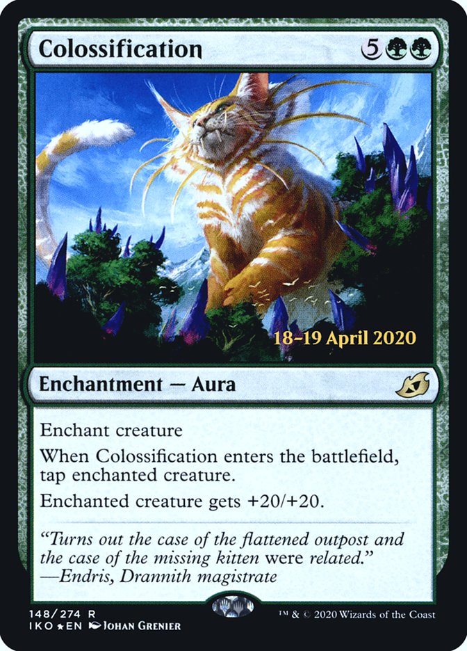 Colossification [Ikoria: Lair of Behemoths Prerelease Promos] | Good Games Modbury