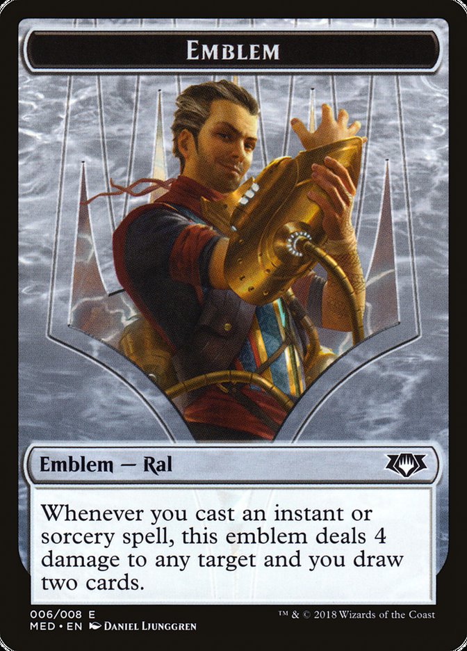 Ral, Izzet Viceroy Emblem [Mythic Edition Tokens] | Good Games Modbury