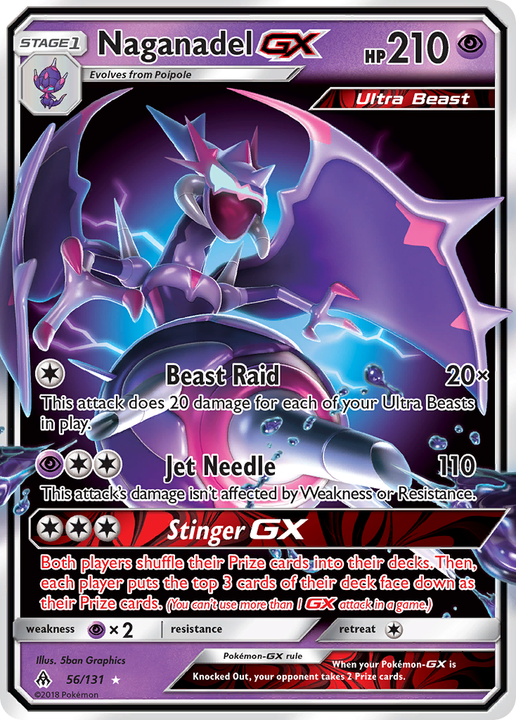 Naganadel GX (56/131) [Sun & Moon: Forbidden Light] | Good Games Modbury