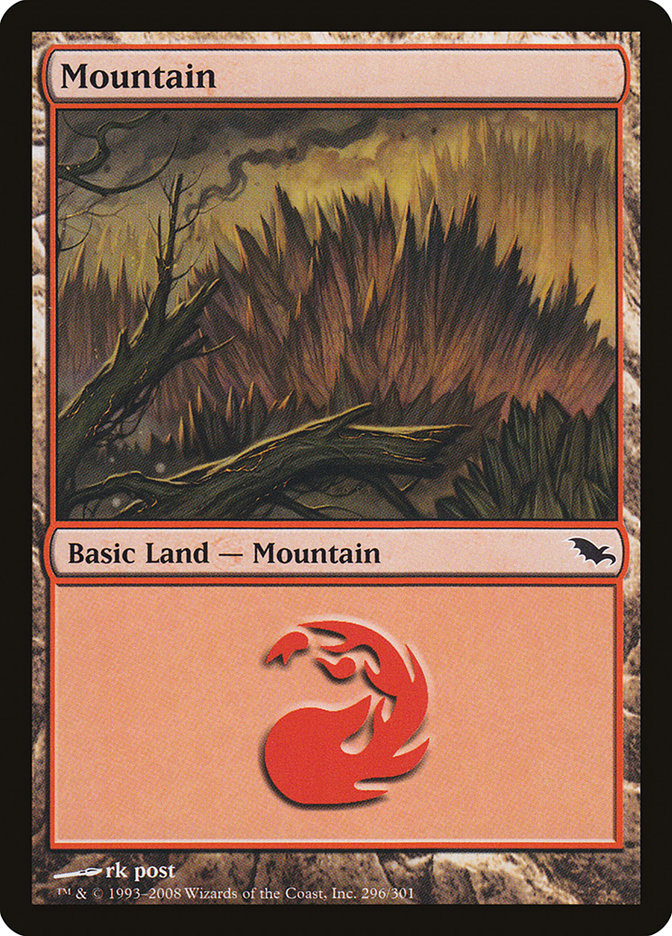 Mountain (296) [Shadowmoor] | Good Games Modbury